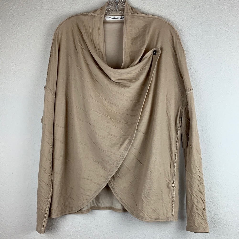 NWOT Michael Stars Lagenlook Style Wrap‎ Cardigan